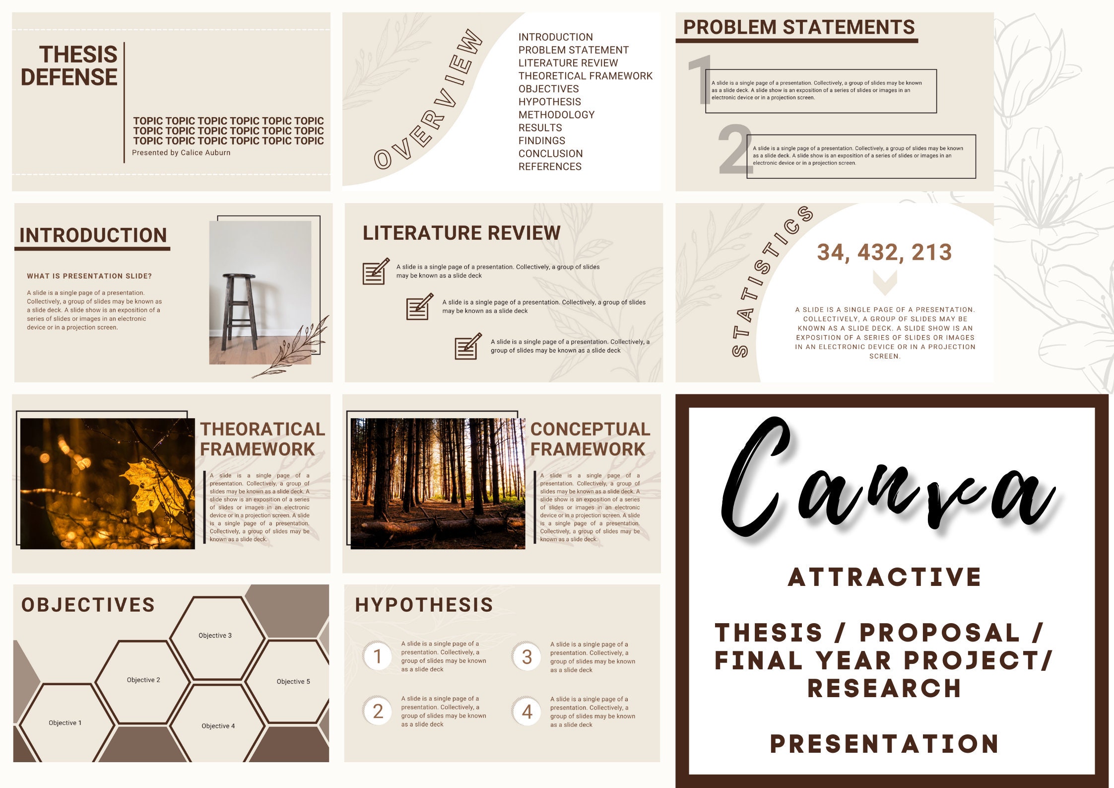 canva thesis presentation