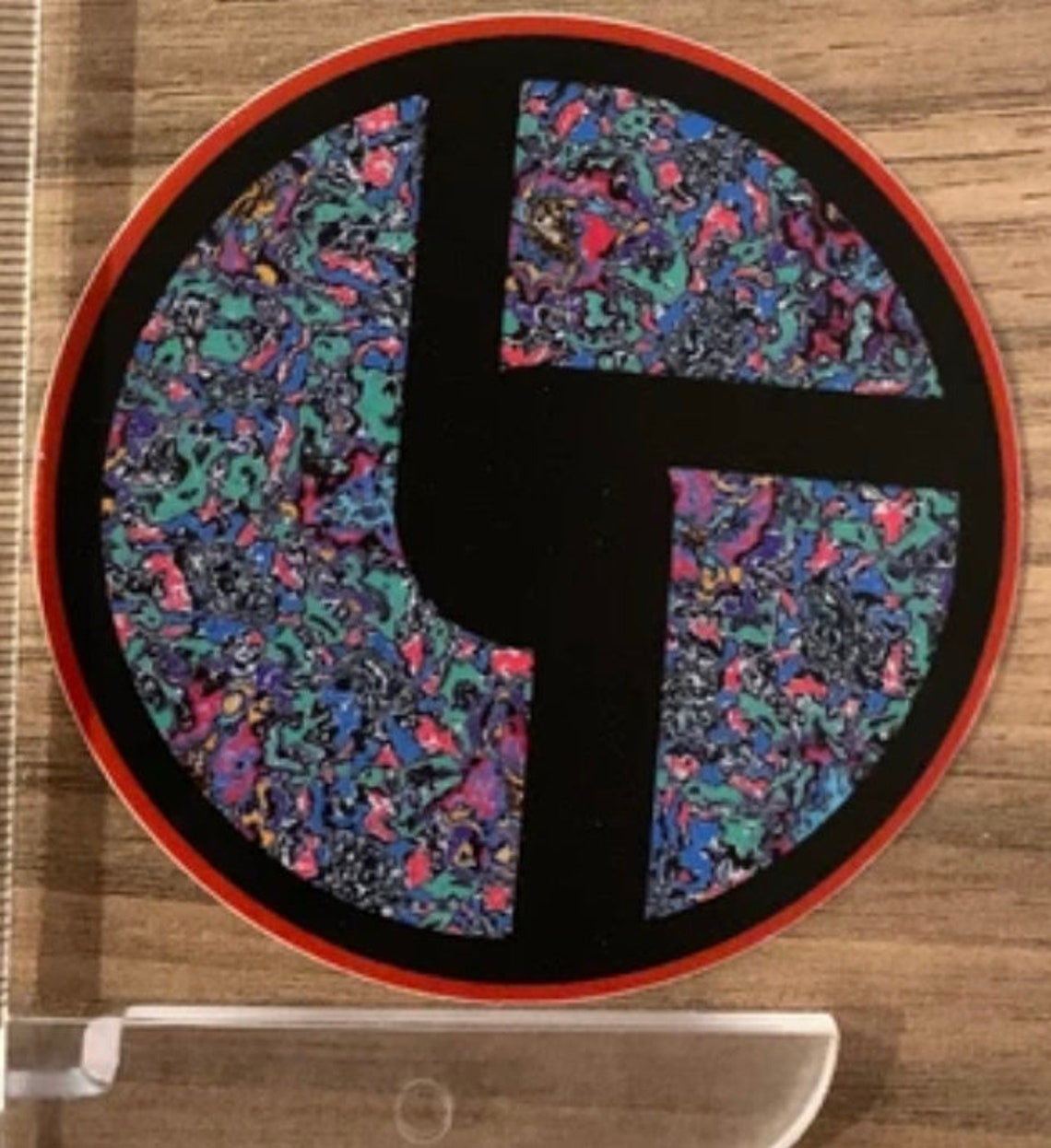 The Disco Biscuits Circle Logo Sticker Etsy