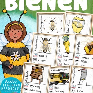 Bienen Imkerei Spiel für die Grundschule - Sachunterricht Unterrichtsmaterial