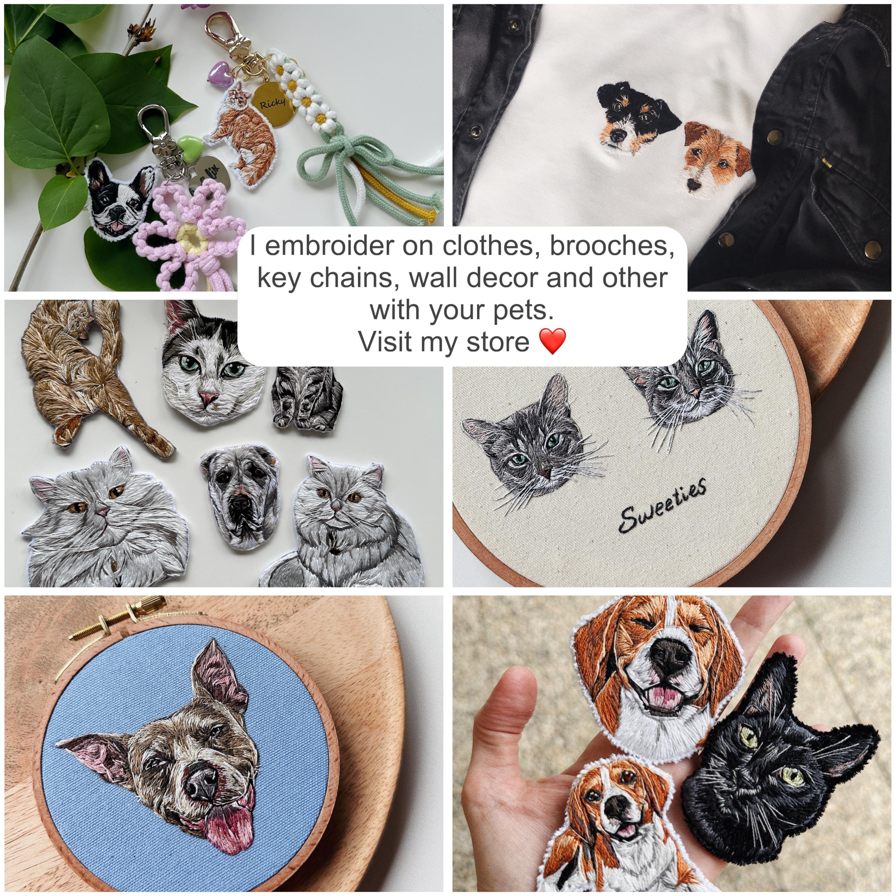 Custom Pet Portrait Necklace - Personalized Dog Cat Memorial Jewelry With Photo Engraving