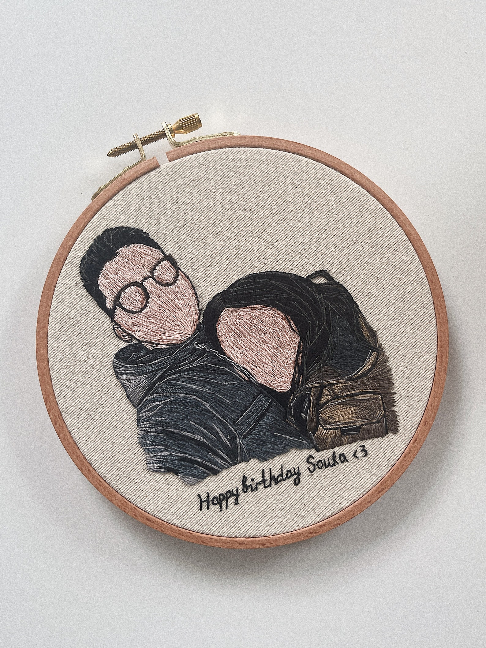 Custom Embroidery Family Portrait| Personalized House Portrait From ...