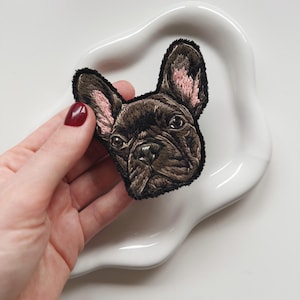 Aangepaste gedenkteken portret kat en hond broche| Gepersonaliseerde ART portret huisdieren patch| Herdenkingscadeau huisdieren| Cadeau voor hondenmama en hondenpapa