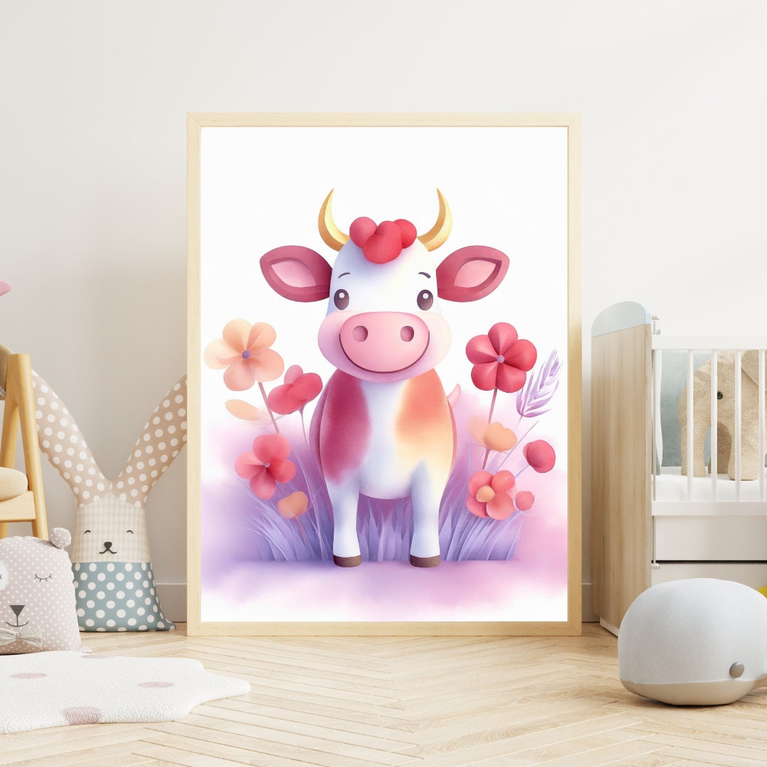 Funny Cow Premium Matte Vertical Posters