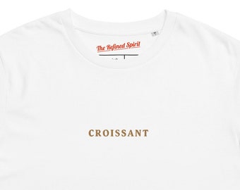 Croissant - Organic Embroidered T-shirt