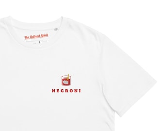 Negroni - Organic Embroidered T-shirt