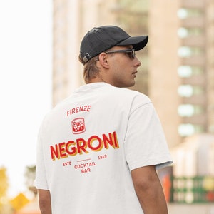 Negroni Cocktail Bar Organic T-shirt image 1