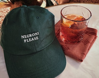 Negroni Please - Embroidered Cap