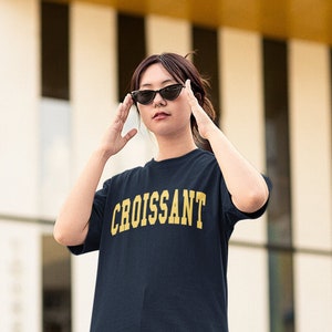 Croissant Unisex T-shirt image 1