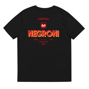 Negroni Cocktail Bar Organic T-shirt image 4