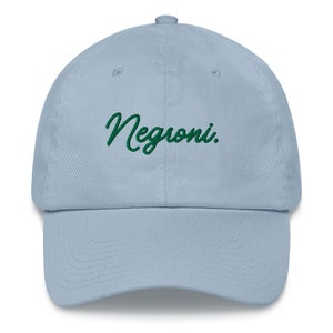 Negroni - Embroidered Cap