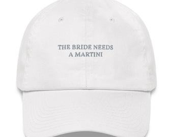 The Bride needs a Martini - Wedding Cap