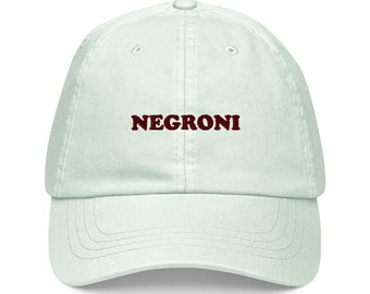 Negroni - Embroidered Pastel Cap