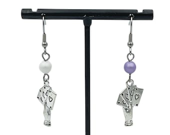 Casino manager Sigma inspired earrings anime jewelry bungou stray dogs