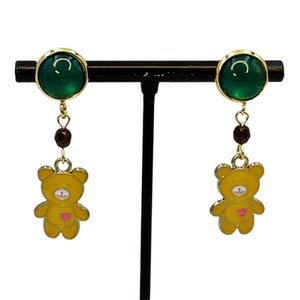 Edogawa Ranpo inspiriert Ohrstecker Teddybären Bungou streunende Hunde bsd Anime Schmuck