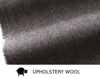 Grayish Beige Wool Blend Fabric – Modern Upholstery, 55" Wide