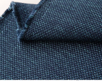 Teal blue performance upholstery fabric by the meter or by the yard