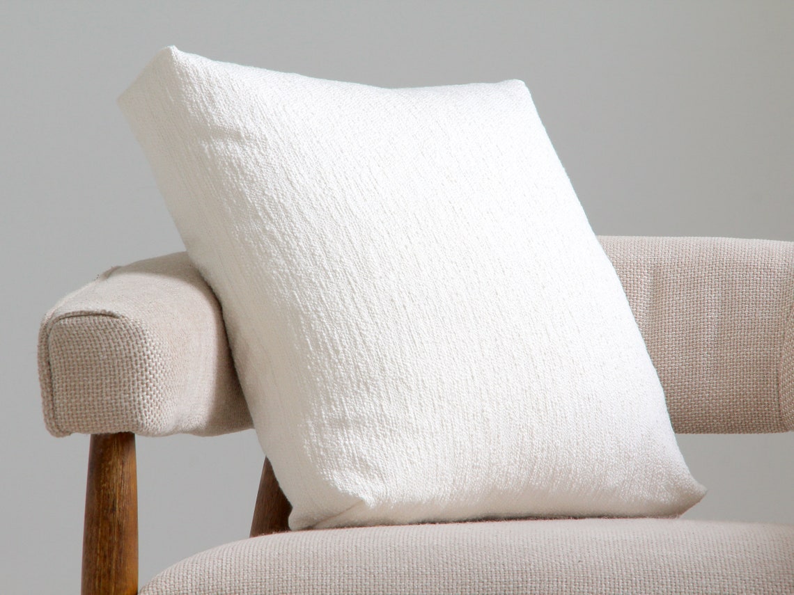Cream Ivory White Boucle Fabric by the Meter or by the Yard - Etsy