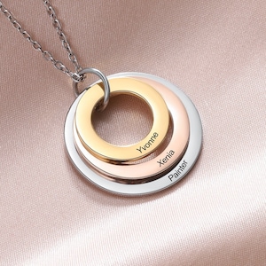 Regalo personalizado para mamá - Ideas de regalos personalizados para el Día de la Madre - Cumpleaños de mamá • Cumpleaños 40, 50 y 60 - Regalo de joyería único para esposa