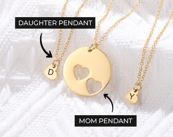 Colar Mãe e Filha - Conjunto de Colares para Mães - Joias Personalizadas para Mães - Presente para Ela - Joias da Mãe para a Filha - Conjunto com 2, 3 ou 4 peças