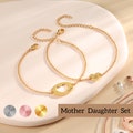 Mother Daughter Matching Bracelet Set - Set of 2,3,4 Loving Bond - Perfect Gift for Mom & Daughter - Birthday, Special Occasion product logo
