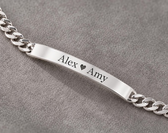 Medical Alert Bracelet, Personalized Engraved Medical ID for Men & Women, Stainless Steel Diabetic Allergy Emergency ID, Adjustable Gift