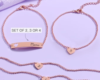 Mother Daughter Bracelets Mother And Child Bracelet Mother Child