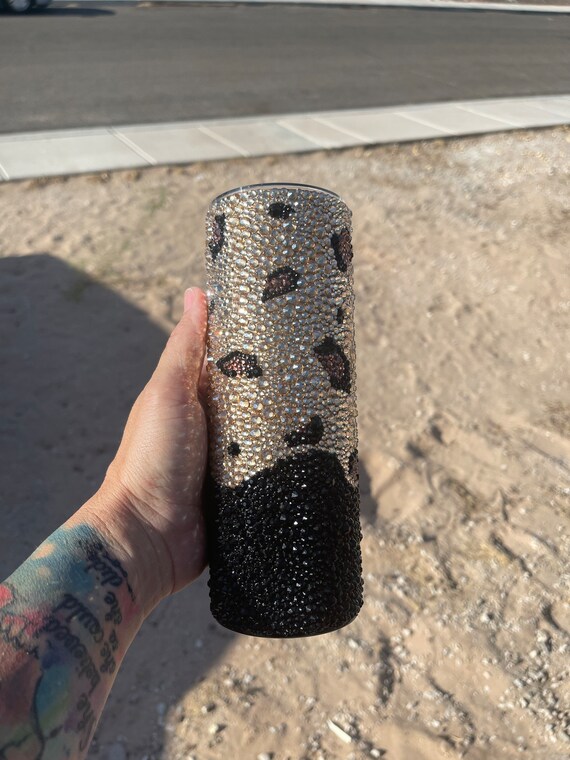 Stainless Steel Leopard Print Tumbler
