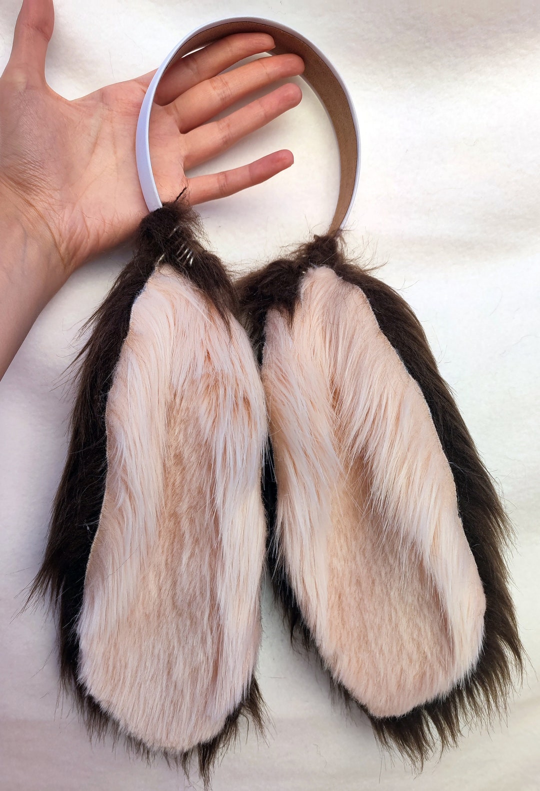 Rabbit Brown Ears Cute Realistic Rabbit Lolita Cosplay Anime Fairy Ears