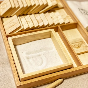 Montessori Tracing Board Blocks