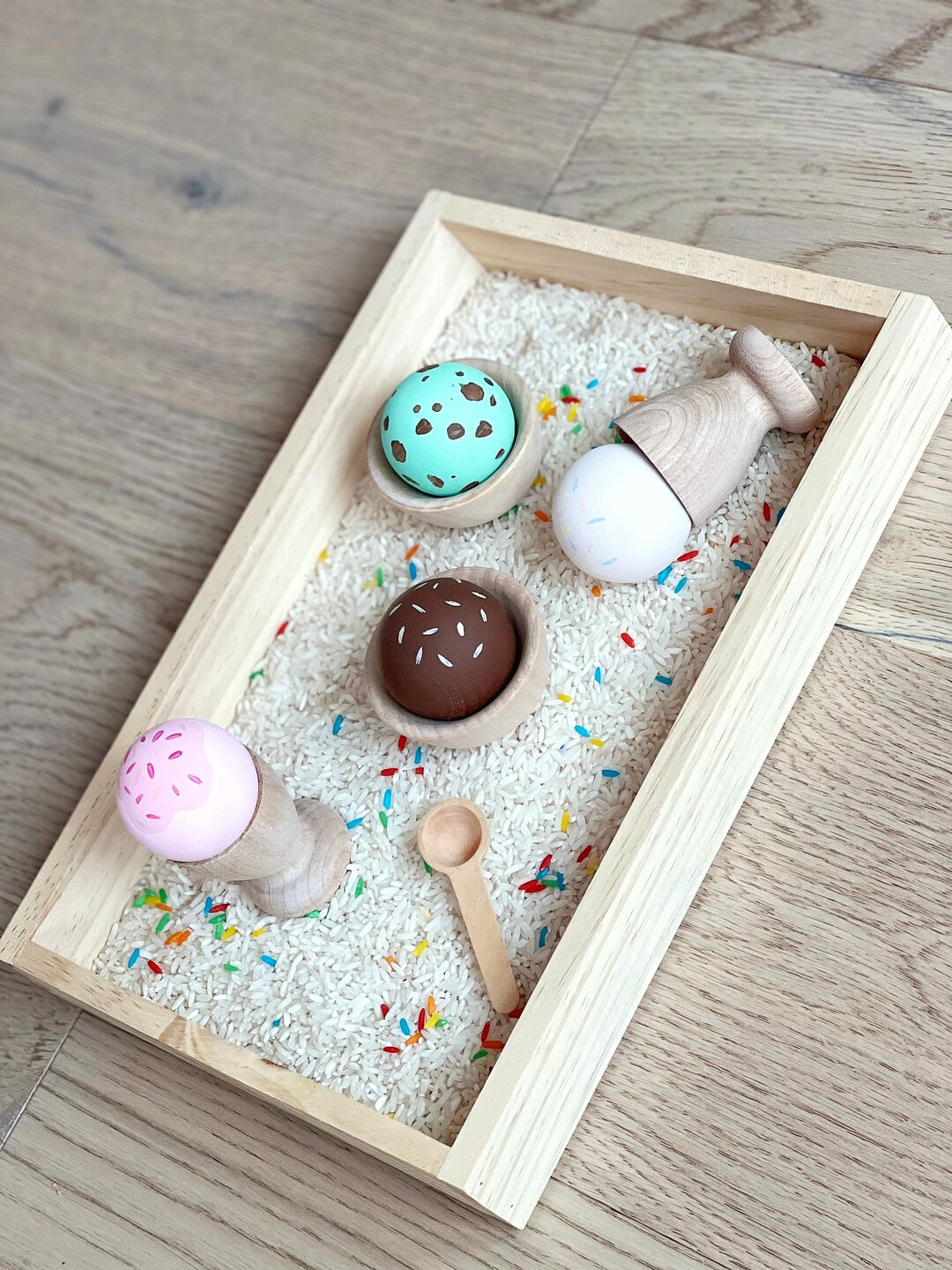 Ice Cream Play Set Pretend Ice Cream Ice Cream Sensory Box - Etsy
