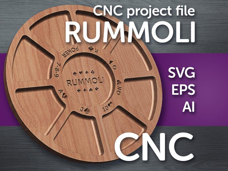 Rummoli Board - CNC Plans - Digital Download File - SVG - EPS ...