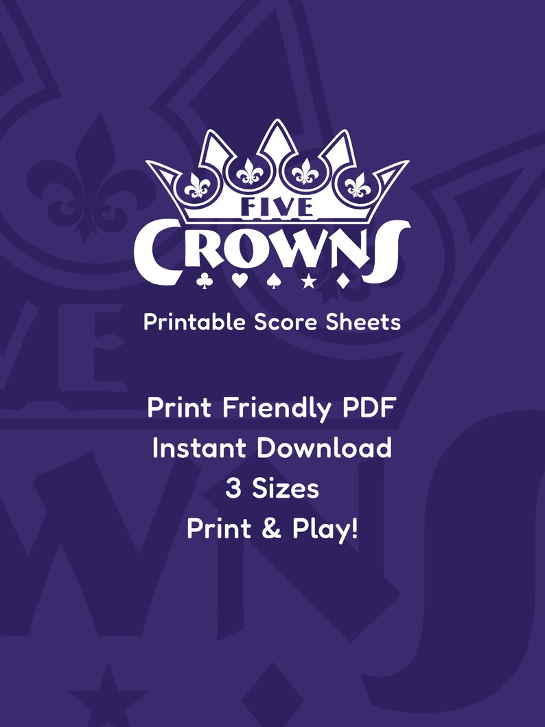 five-crowns-score-sheet-printable-digital-download-file-replacement