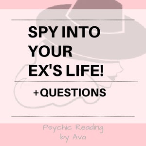 ¡Mismo día! Espía la vida de tu ex / Preguntas / Lectura psíquica por Ava / pdf