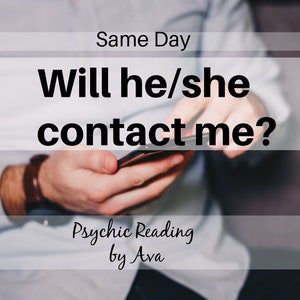 le même jour | Me contactera-t-il/elle ? Oui/Non | pdf