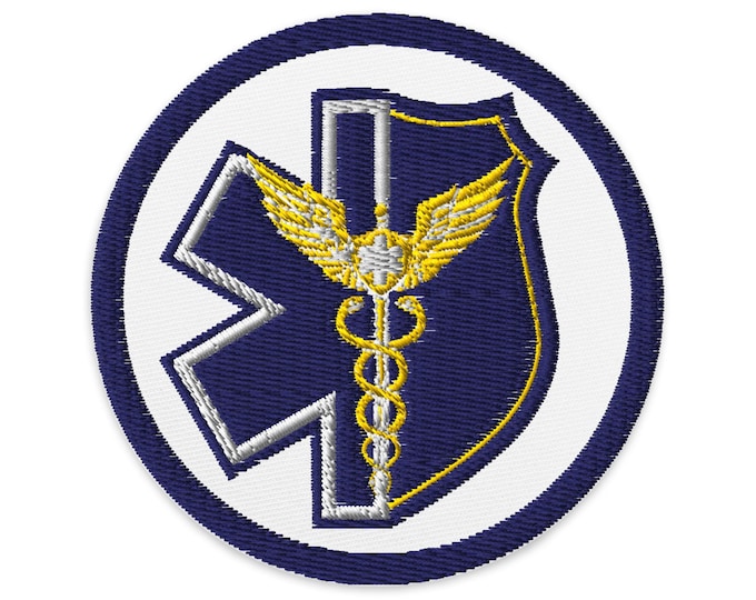 Law Enforcement EMT, EMS Embroidered patch