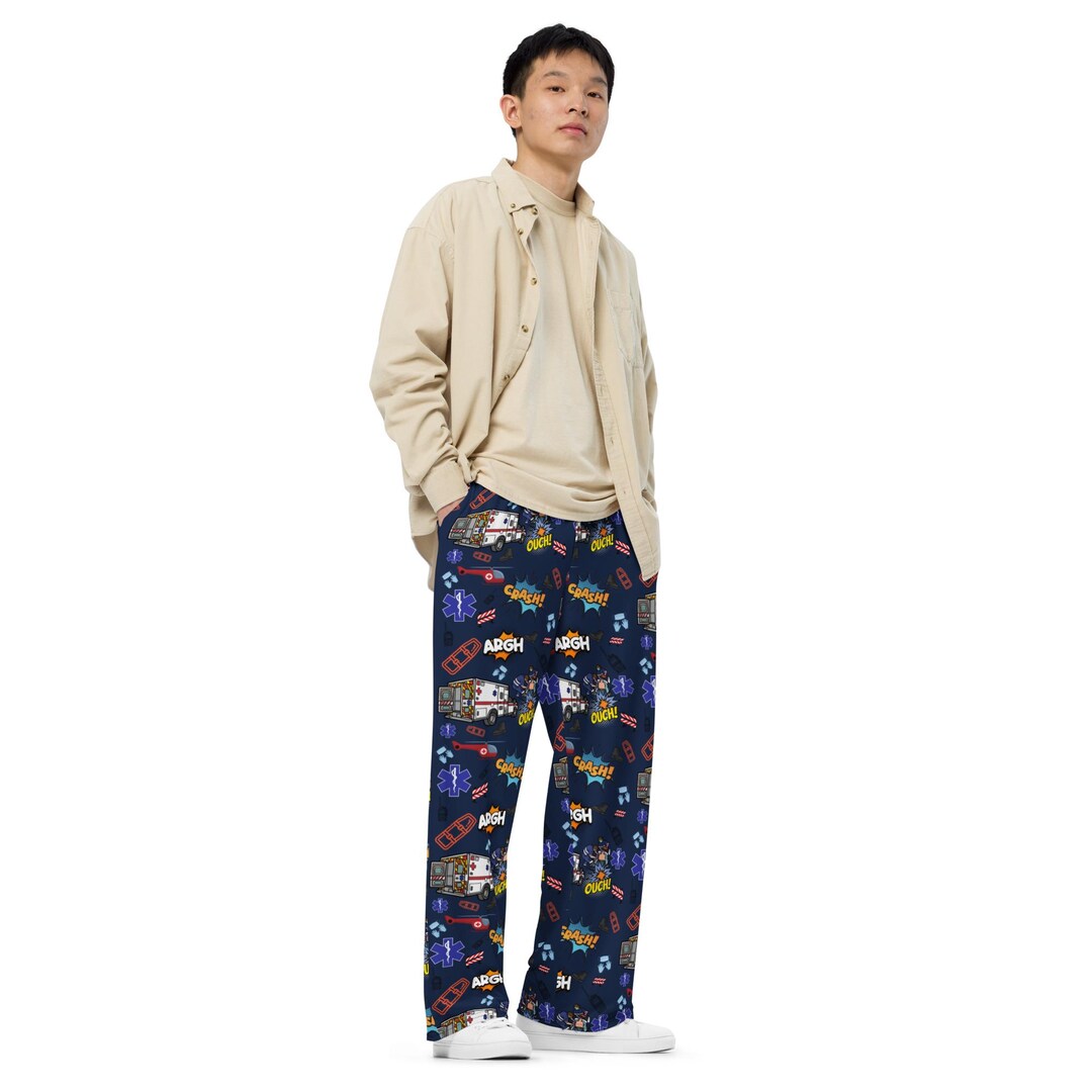BLESSINGS (Long) By Valerie Collection - All-over print unisex wide-leg pants