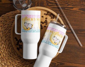 Nursery Travel mug with a handle