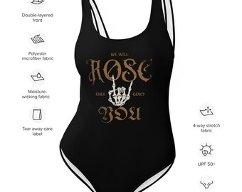We Will ROSC You, Emergency, One-Piece Swimsuit