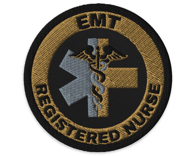 EMT RN Subdued Embroidered patch