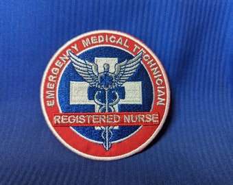 Registered Nurse EMT iron on patch