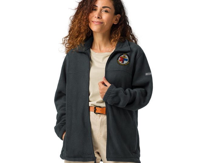 OG EMT RN Embroidered Columbia fleece jacket