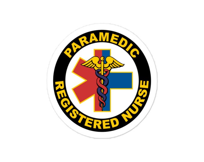 OG Paramedic Registered Nurse Kiss-cut vinyl decals