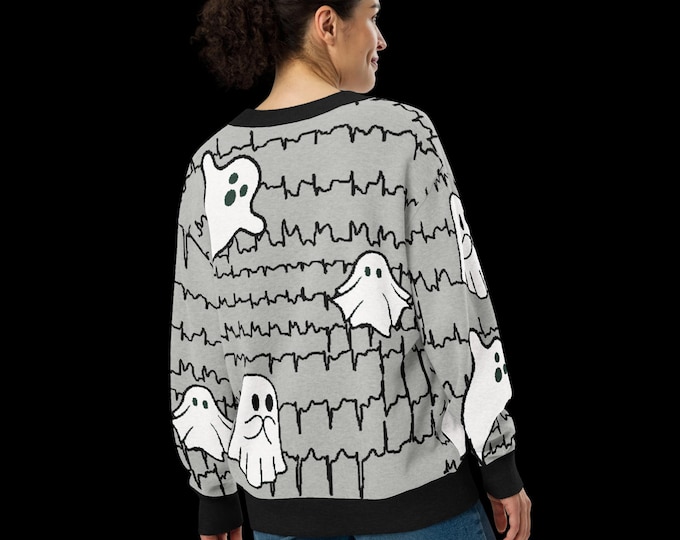 Tombstones and Ghosts Knitted cardigan