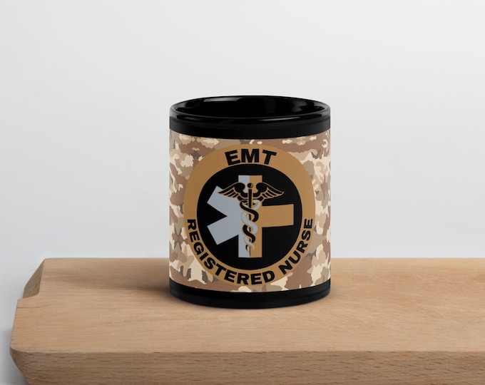 EMT RN Camo Mug
