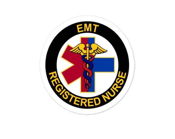EMT RN Kiss-cut vinyl decals