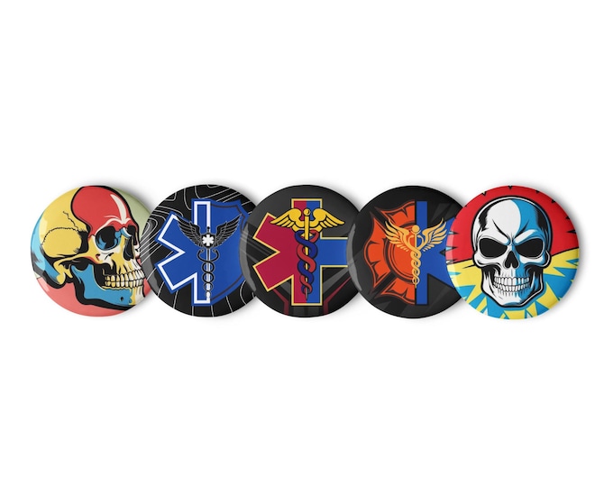 Hybrid EMS Set of pin buttons