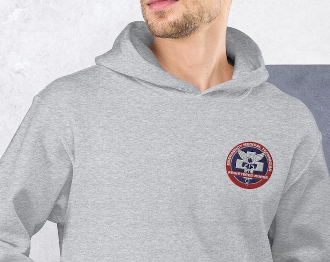 EMT RN Embroidered Unisex Hoodie