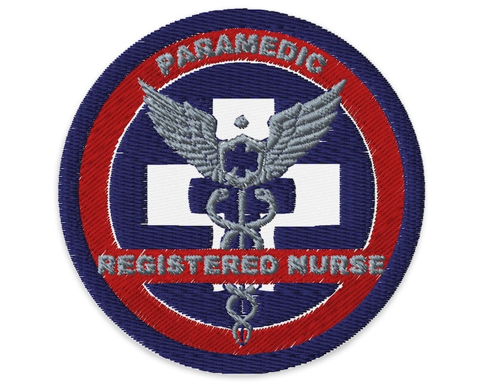 Paramedic Registered Nurse Gen 2 Embroidered patches
