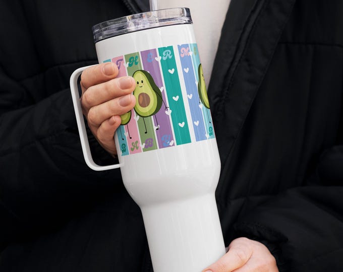 Mother Baby Travel mug with a handle