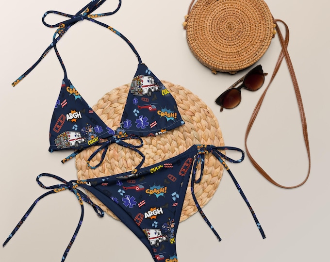 EMS themed string bikini